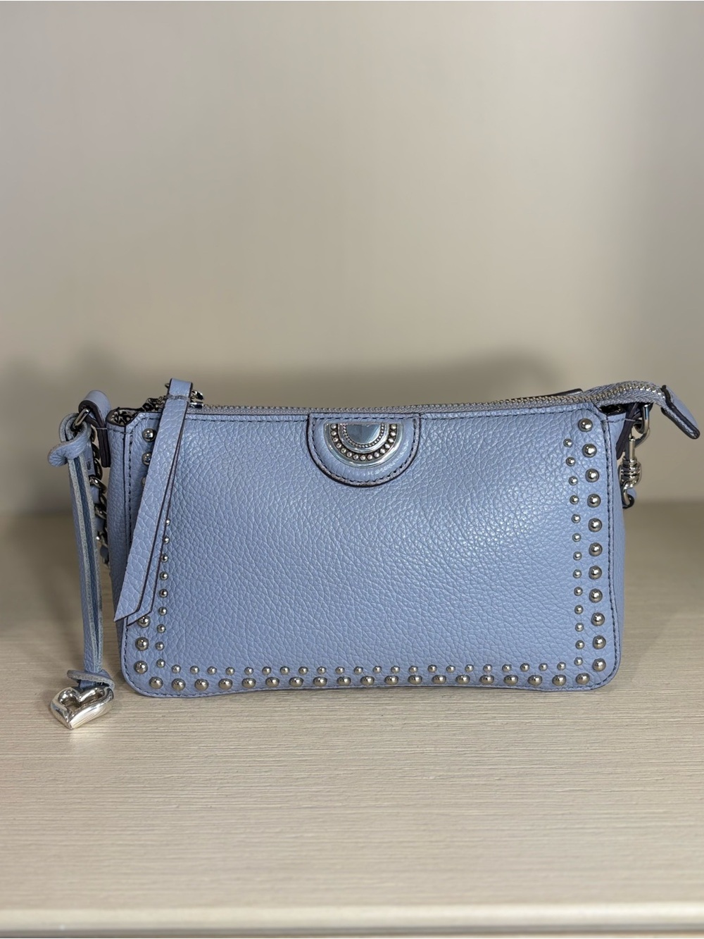 Brighton Pretty Tough Glow Mini Crossbody in Cloud Blue
